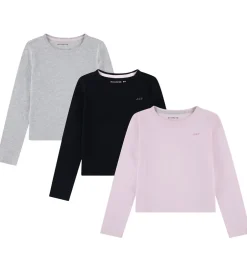 Bluser|Abercrombie & Fitch Bluser - 3-pak - Cradel Pink/Sort/Hvid