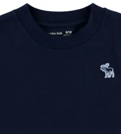 T-Shirts|Abercrombie & Fitch T-shirts - 3-pak - Navy Blazer/Hvid/Gråmeler