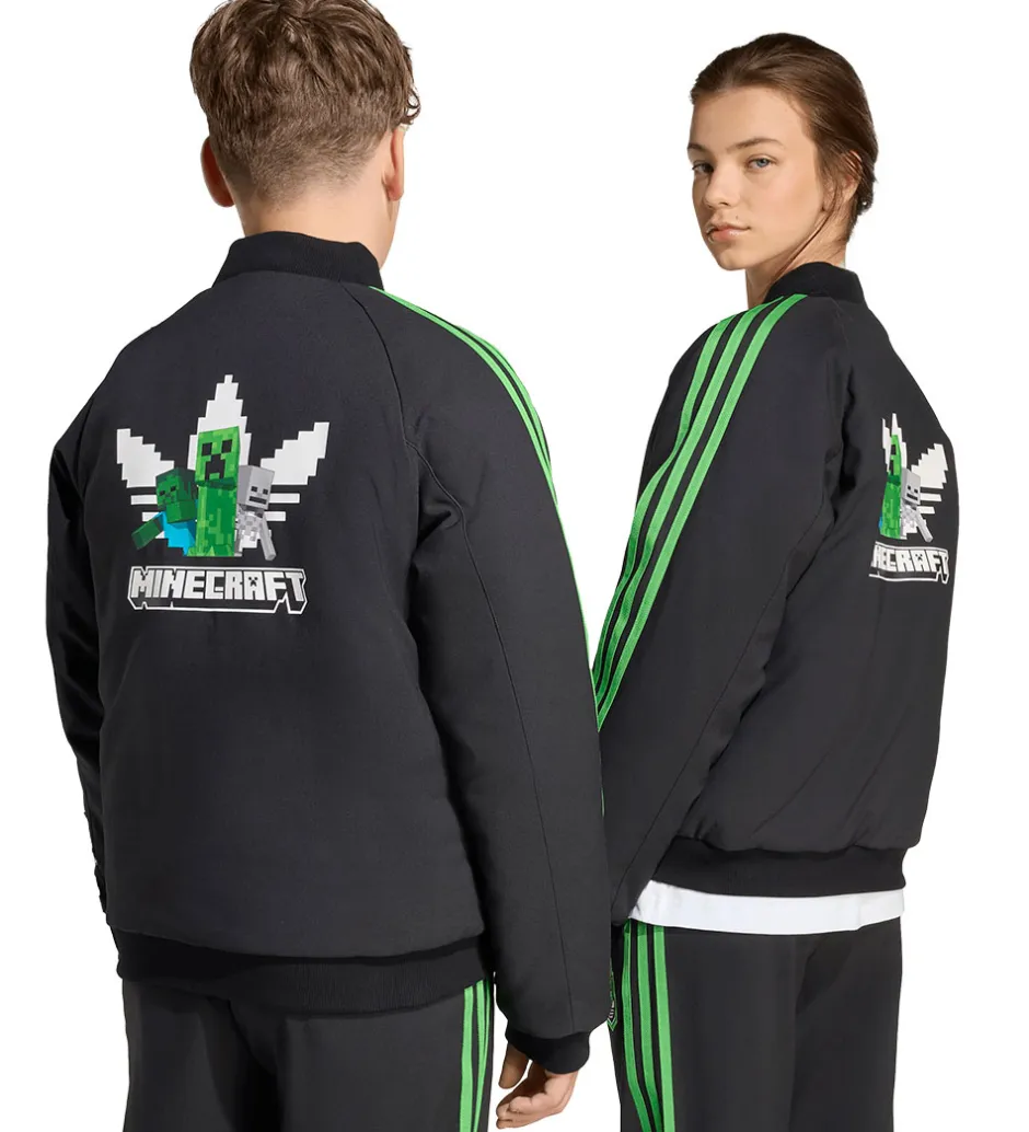 Overgangsjakker|adidas Originals Bomberjakke - Minecraft - Sort
