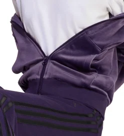 Cardigans|adidas Originals Cardigan - Velour - Aurora Plum/Hvid