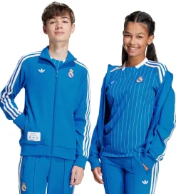 Cardigans|adidas Originals Cardigan - Real Madrid - Blue Bird/Hvid