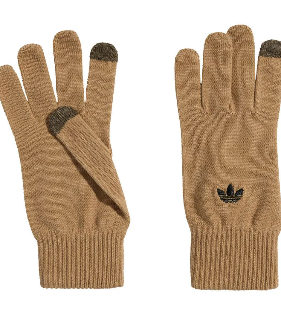 Handsker Og Luffer|adidas Originals Handsker - Strik - Adicolor GL - Cardbo