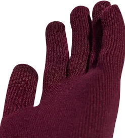 Handsker Og Luffer|adidas Originals handsker - Strik - Adicolor GL - Maroon