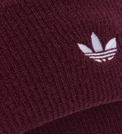 Huer Og Hatte|adidas Originals Hue - Strik - Adicolor Cuff - Maroon