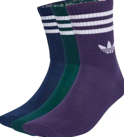 Unisex-Tøj|Strømper|adidas Originals Strømper - 3-pak - 3S Crew - Nindig/Aurivy/Aurp