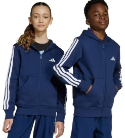 Hættetrøjer|adidas Performance Cardigan - Dkblue/White m. Logo