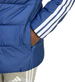 Overgangsjakker|Dunjakker Og Dynejakker|adidas Performance Dynejakke - J Ess 3S - Dkblue/White