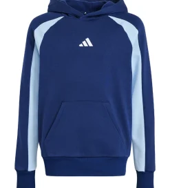 Hættetrøjer|adidas Performance Hættetrøje - J CB FL HD - Dkblue/Globlu/Hvid