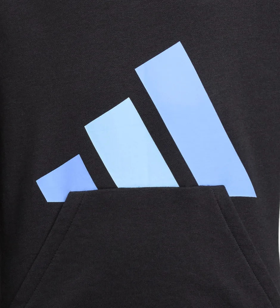 Hættetrøjer|adidas Performance Hættetrøje - Black/Blufus/Globlu m. Logo