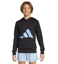 Hættetrøjer|adidas Performance Hættetrøje - Black/Blufus/Globlu m. Logo