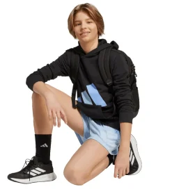 Hættetrøjer|adidas Performance Hættetrøje - Black/Blufus/Globlu m. Logo