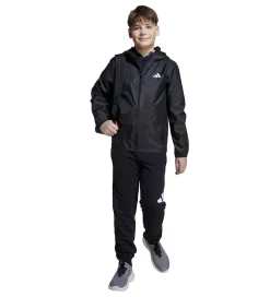 Regntøj|adidas Performance Regnjakke - J Rain - Sort