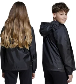 Regntøj|adidas Performance Regnjakke - J Rain - Sort