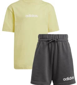 Shorts Og Knickers|adidas Performance Sæt - T-shirt/Sweatshorts - Powder Yellow/Hvi