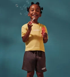 Shorts Og Knickers|adidas Performance Sæt - T-shirt/Sweatshorts - Powder Yellow/Hvi