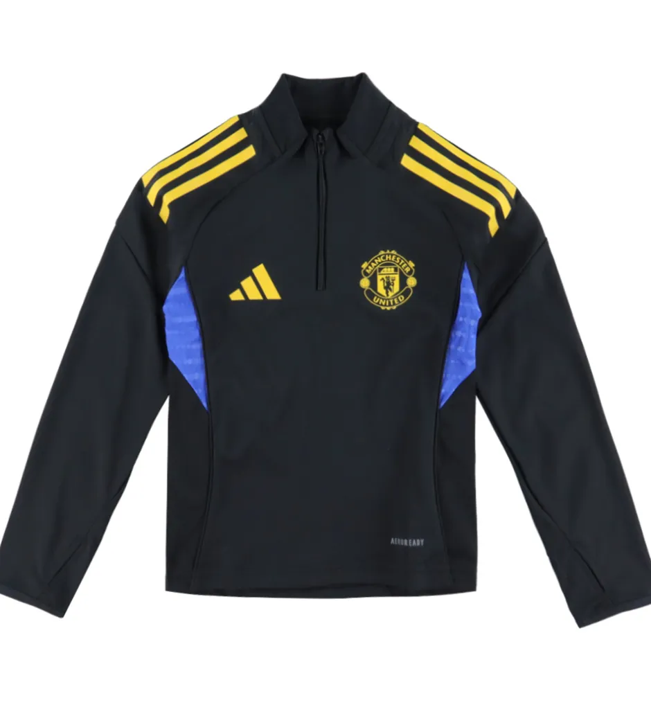 T-Shirts|adidas Performance Træningsbluse - Manchester United - Sort/Blå/