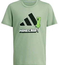 T-Shirts|adidas Performance T-shirt - J Minecraft TR - SILGRN