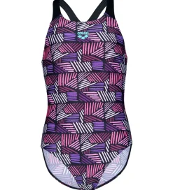 Badetøj|Arena Badedragt - Candies - Sort/Lilla