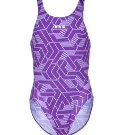 Badetøj|Arena Badedragt - Escape - Sort/Team Purple