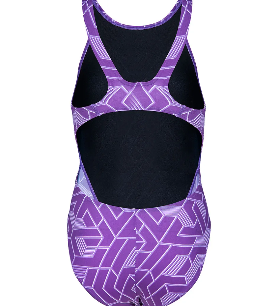 Badetøj|Arena Badedragt - Escape - Sort/Team Purple