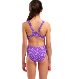 Badetøj|Arena Badedragt - Escape - Sort/Team Purple