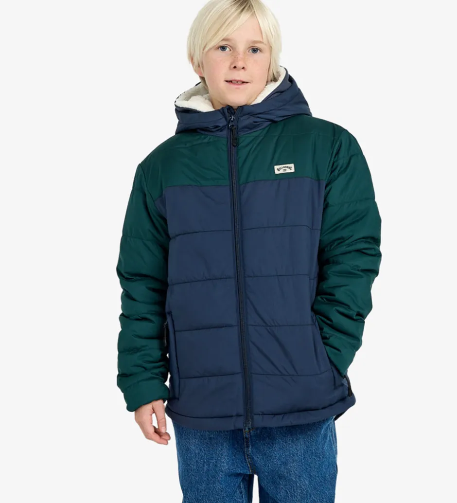 Overgangsjakker|Dunjakker Og Dynejakker|Billabong Dynejakke - Journey - Navy/Grøn