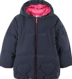 Overgangsjakker|Dunjakker Og Dynejakker|Billieblush Dynejakke - Navy/Pink