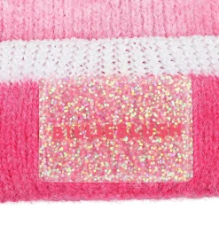 Huer Og Hatte|Billieblush Hue - Strik - Uld - Pink m. Kvast