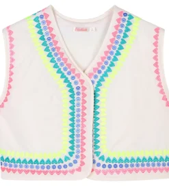 Veste|Billieblush Vest - Ivory m. Neon