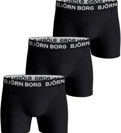 Undertøj|Björn Borg Boxershorts - 3-pak - Sort