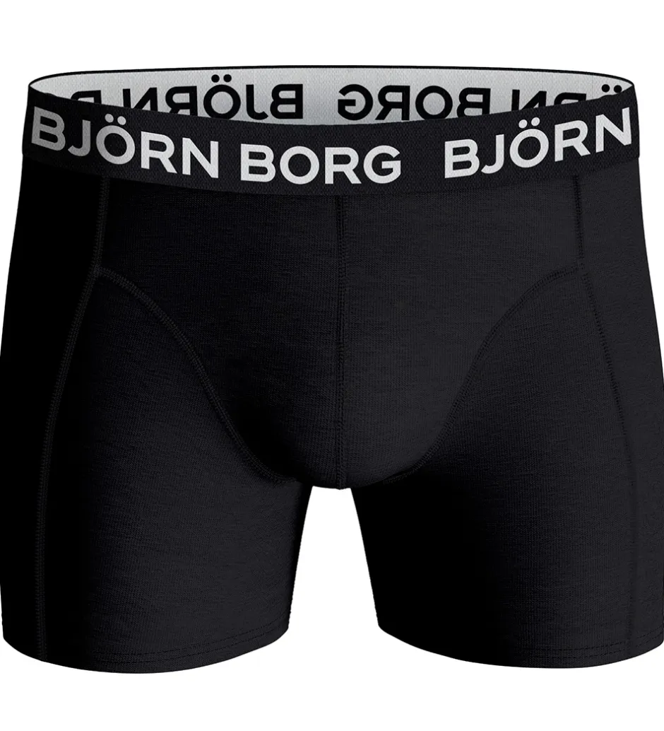Undertøj|Björn Borg Boxershorts - 3-pak - Sort