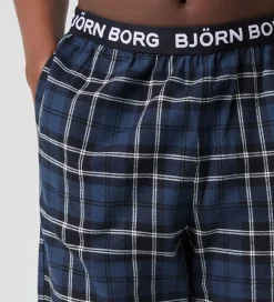Nattøj|Björn Borg Pyjamas Bukser - Forest Tartan