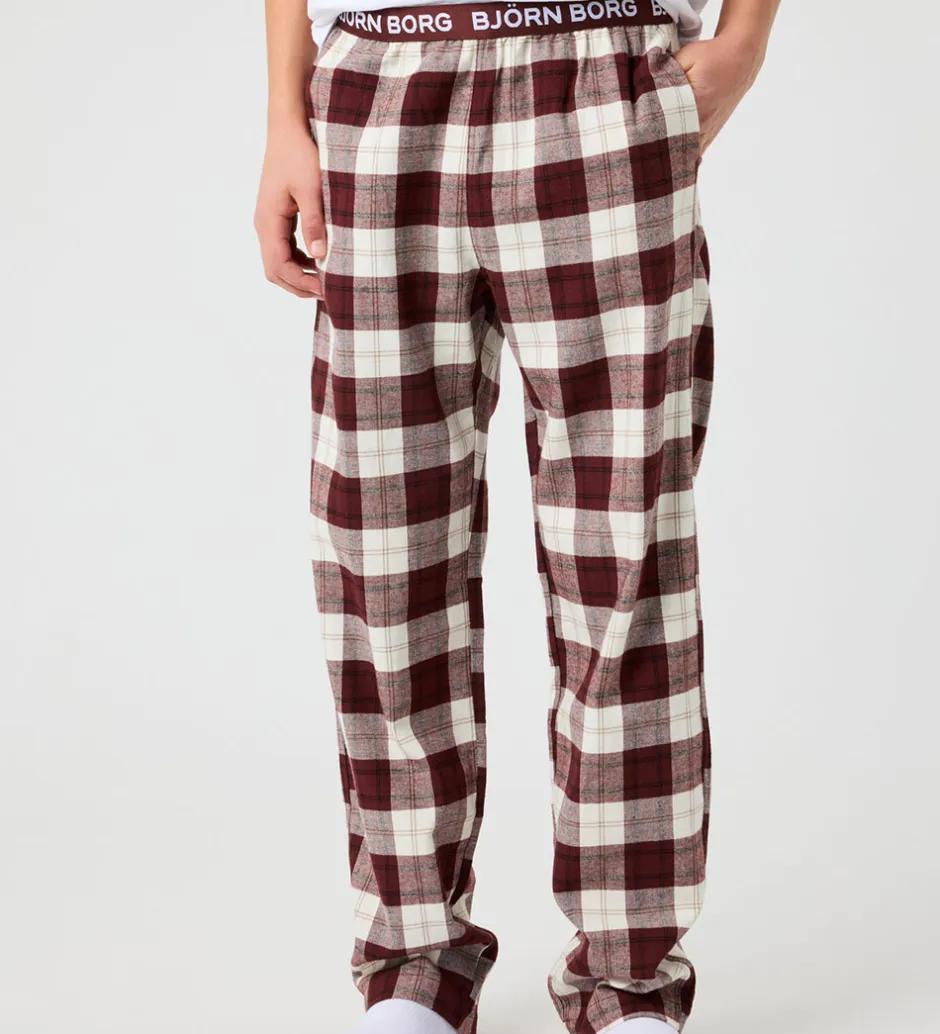 Nattøj|Björn Borg Pyjamas Bukser - Forest Tartan