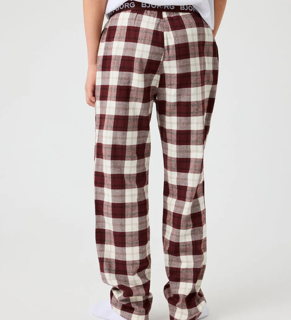 Nattøj|Björn Borg Pyjamas Bukser - Forest Tartan