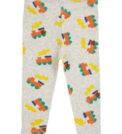 Leggings|Bobo Choses Leggings - Choo Choo All Over - Light Grey Heather