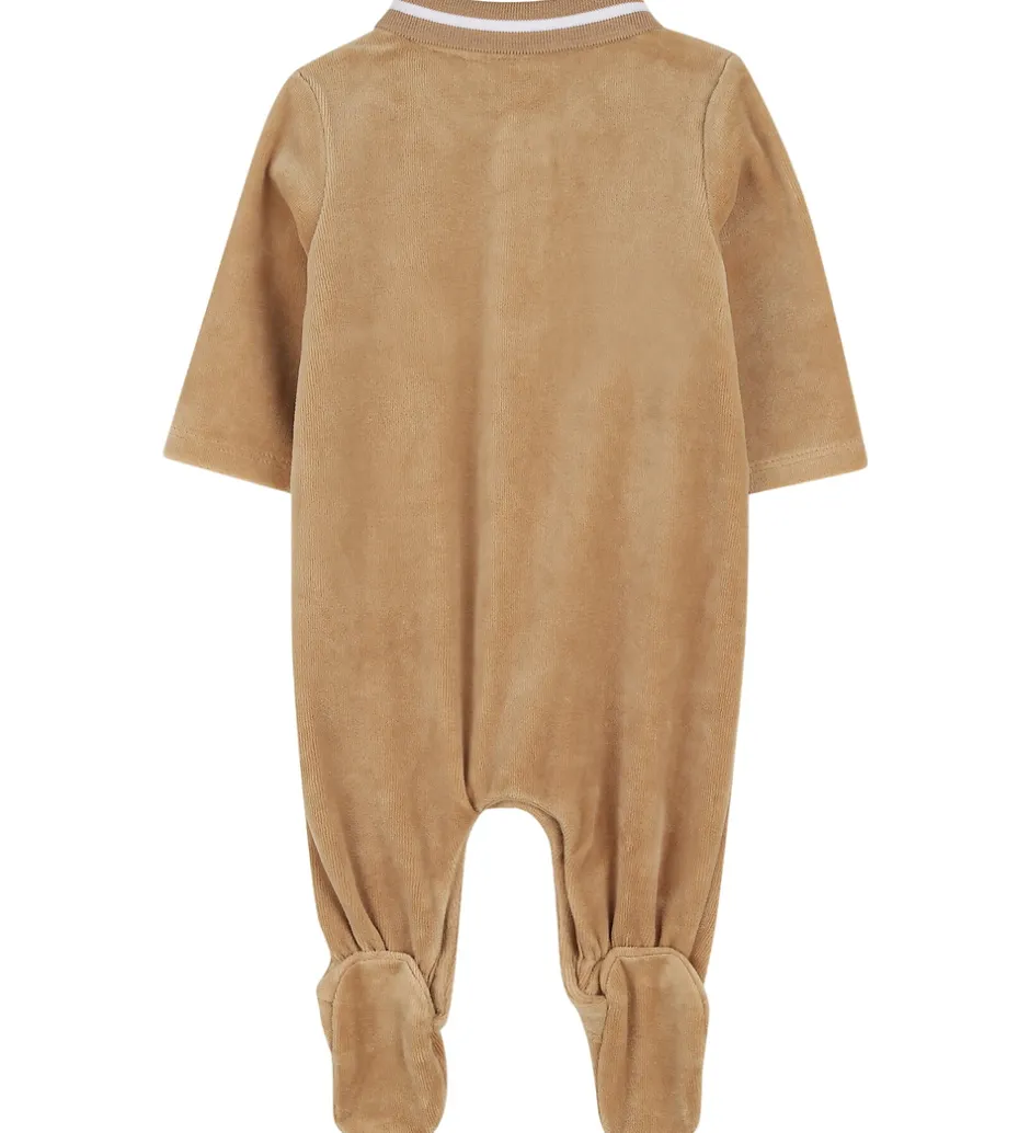 Nattøj|BOSS Gaveæske - Natdragt - Velour - Cookie/Hvid