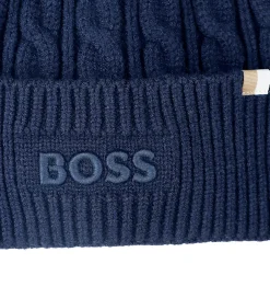 Huer Og Hatte|BOSS Hue - Strik - Navy