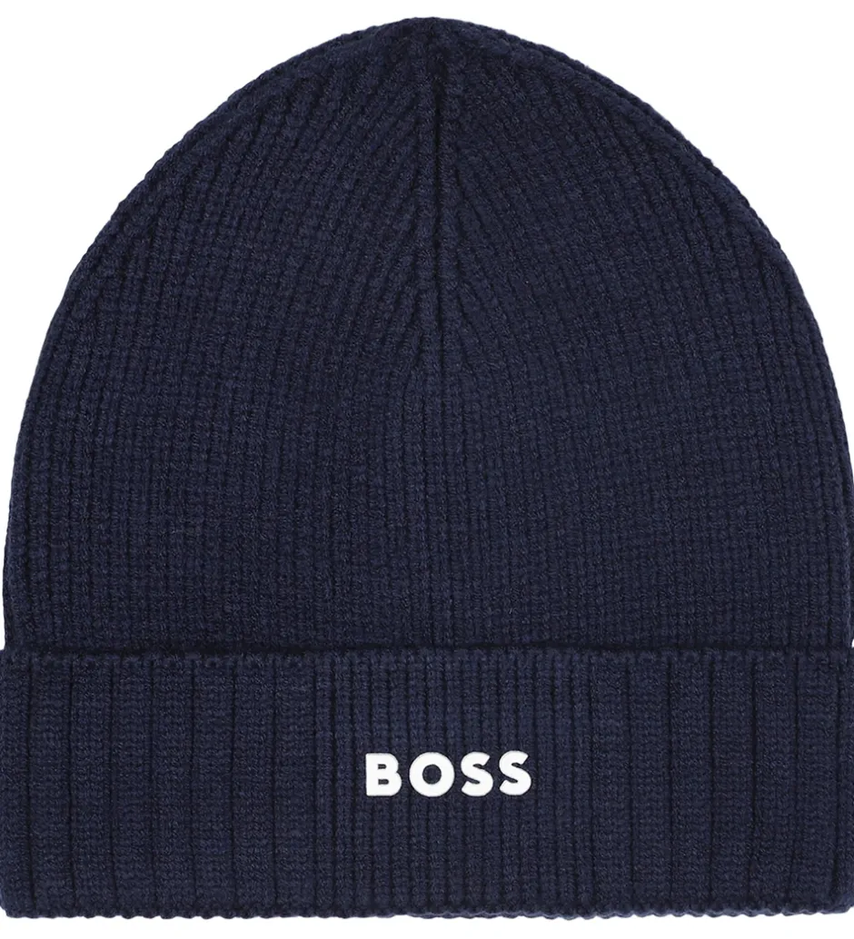 Huer Og Hatte|BOSS Hue - Strik - Navy