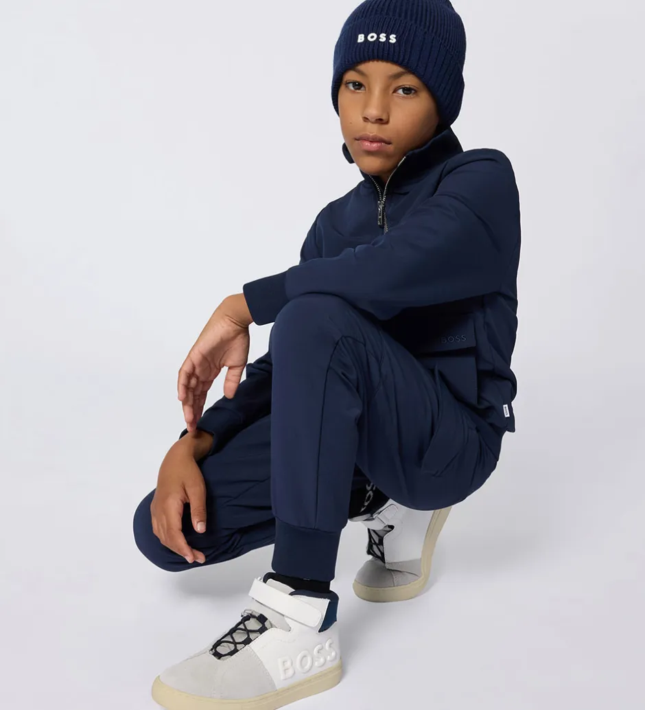 Huer Og Hatte|BOSS Hue - Strik - Navy