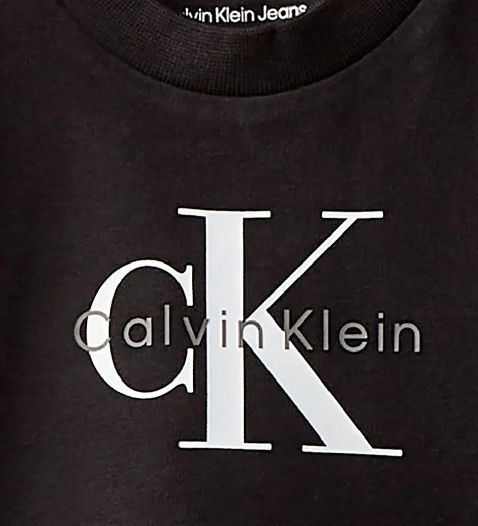 Bluser|Unisex-Tøj|Calvin Klein Bluse - Monogram - CK Black