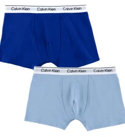 Undertøj|Calvin Klein Boxershorts - 2-pak - Faded Denim/Bold Blue