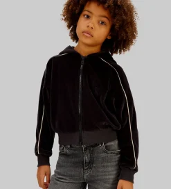 Cardigans|Calvin Klein Cardigan - Velour - Sort