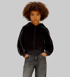 Cardigans|Calvin Klein Cardigan - Velour - Sort