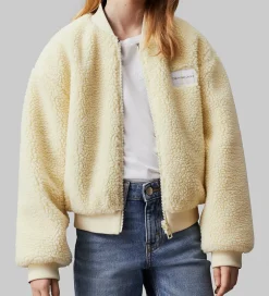 Fleece|Calvin Klein Dynejakke/Fleecejakke - Vendbar - Afterglow