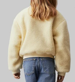 Fleece|Calvin Klein Dynejakke/Fleecejakke - Vendbar - Afterglow