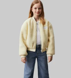 Fleece|Calvin Klein Dynejakke/Fleecejakke - Vendbar - Afterglow