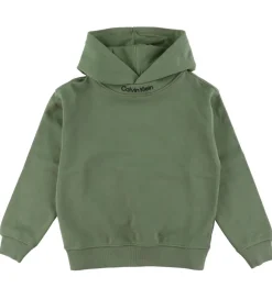 Hættetrøjer|Calvin Klein Hættetrøje - Dusty Olive Green