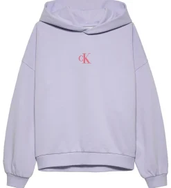 Hættetrøjer|Calvin Klein Hættetrøje - Flower Back - Purple Heather