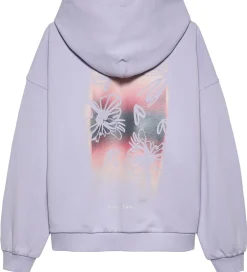 Hættetrøjer|Calvin Klein Hættetrøje - Flower Back - Purple Heather