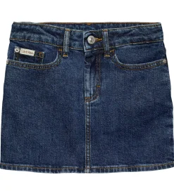 Nederdele|Calvin Klein Nederdel - Denim Mini - Authentic Rinse